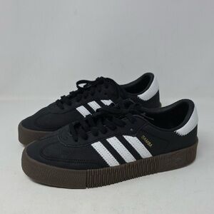 Adidas Samba Black and White  Shoes Mens Size 7 Womens 8.5